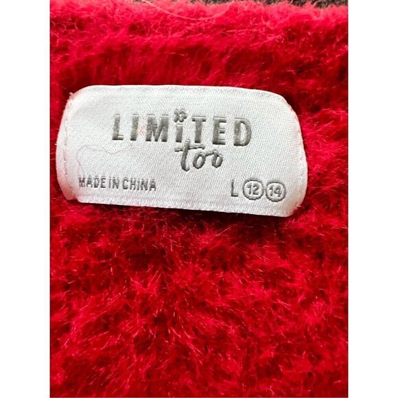 The Limit too cropped Cardigan bolero Sweater size L - Picture 8 of 8